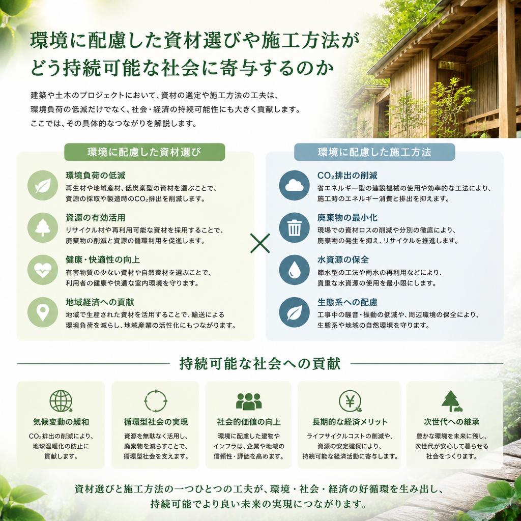 持続可能な建設の重要性